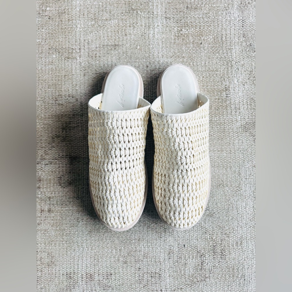 Marsell Goodpiatto white Woven Leather Mules EUR 39 - NWOB $885